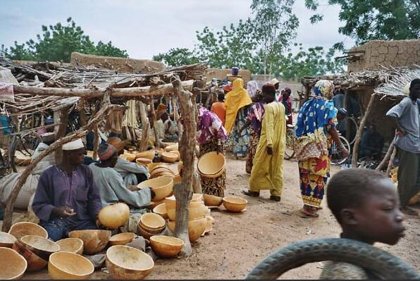 Typical market in the agropastoral zone Niger