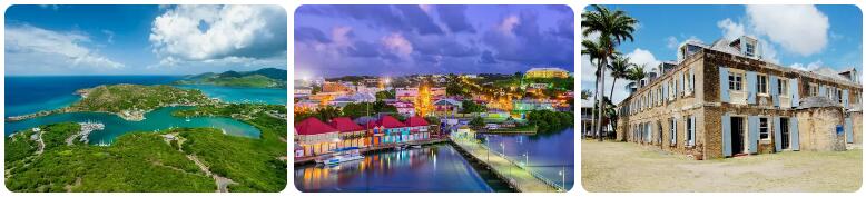Sights of Antigua and Barbuda