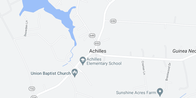 Achilles, Virginia